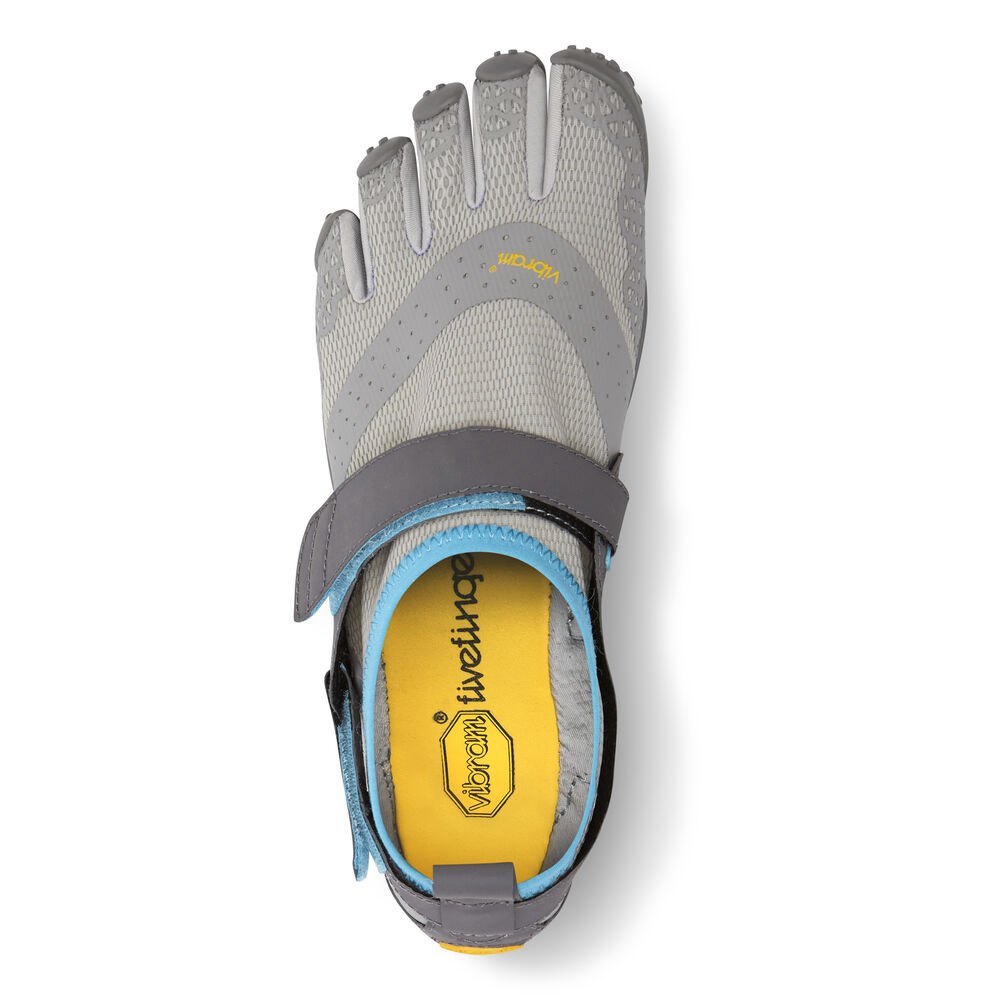 Vibram FiveFingers Dames V-Aqua - Waterschoenen Grijs/Blauw - 972530ABR